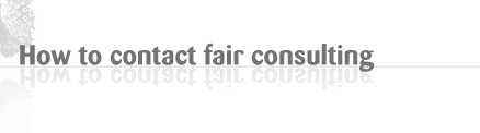 Kontakt zu fair consulting