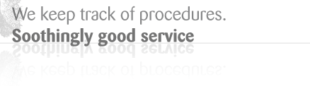 Wir behalten den Überblick. Beruhigend guter Service